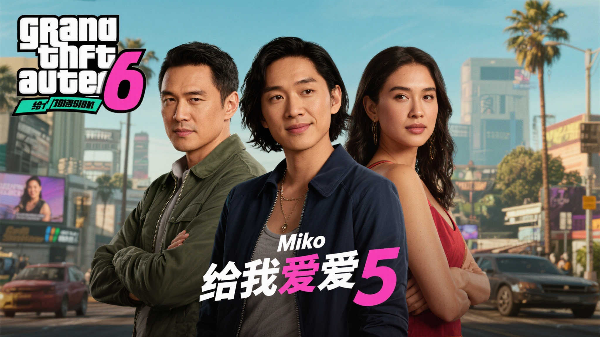 《给她爱5》Miko演员：三人组期待在《GTA6》中客串演出！